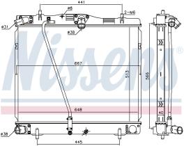 Nissens 646932 - RADIADOR TOYOTA HI-ACE(01-)3.0 D