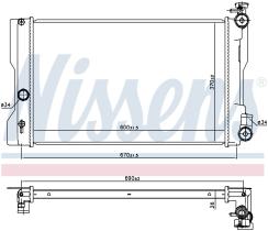 Nissens 646934 - RADIADOR TOYOTA COROLLA(E14#.E15#)(