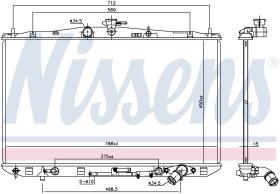 Nissens 646936 - RADIADOR LEXUS RX III(AGL10.GGL15.G