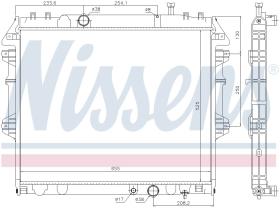 Nissens 646939 - RADIA TOYOTA HILUX 2.5/3.0TD D4D (05>) MAN 27MM