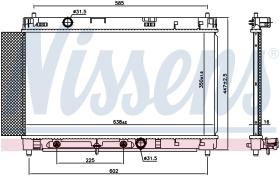 Nissens 646942 - RADIADOR TOYOTA YARIS/ECHO II(#P90)