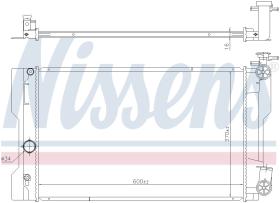 Nissens 646943 - RADIADOR TOYOTA COROLLA(E16#.E17#.E