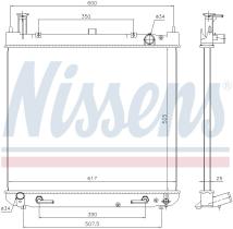 Nissens 646947 - RADIADOR TOYOTA HI-ACE (95-)2.4 I