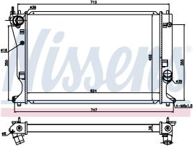 Nissens 64695 - RADIA TOYOTA AVENSIS/VERSO 2.2 D4D (07-05>) + TUBO