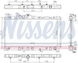 Nissens 64713 - RADIADOR TOYOTA CAMRY(V2#)(86-)1.8