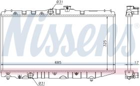 Nissens 64718 - RADIADOR GEO PRIZM(87-)1.6 I 16V