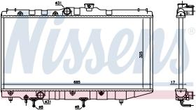 Nissens 647191 - RADIADOR GEO PRIZM(87-)1.6 I 16V