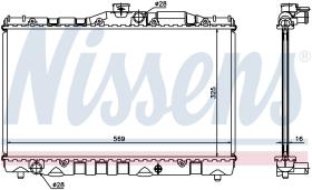 Nissens 64739 - RADIADOR TOYOTA COROLLA (E8#)(83-)1