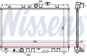 Nissens 64741 - RADIADOR GEO PRIZM(87-)1.6 I 16V