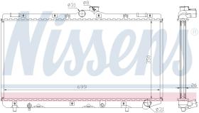 Nissens 64746A - RADIADOR TOYOTA COROLLA(E10#)(92-)2