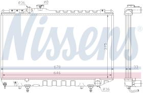 Nissens 64750 - RADIADOR TOYOTA SUPRA I(MA70)(86-)3