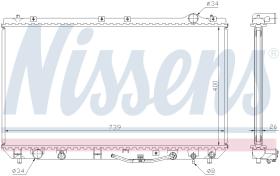 Nissens 647541 - RADIADOR LEXUS ES III(XV20)(96-)300