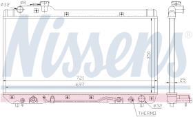 Nissens 64761 - RADIA TOYOTA RAV 4 I 2.0 16V (94>00) AUT.