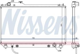 Nissens 64764 - RADIADOR LEXUS LS III(UCF30)(00-)43