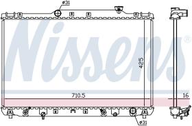 Nissens 647681 - RADIADOR TOYOTA CAMRY(XV1#)(91-)2.2