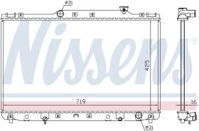 Nissens 64769A - RADIADOR TOYOTA CAMRY(XV1#)(91-)2.2