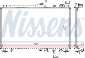 Nissens 647721 - RADIADOR LEXUS ES II(XV10)(91-)300