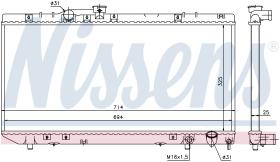 Nissens 64776 - RADIADOR TOYOTA CELICA(T18#)(89-)2.