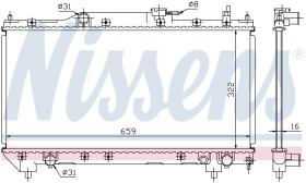 Nissens 64781A - RADIA TOYOTA AVENSIS 1.6/1.8 (10/97>06/00)