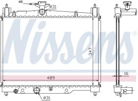 Nissens 64789A - RADIADOR TOYOTA YARIS/ECHO I(#P10)(