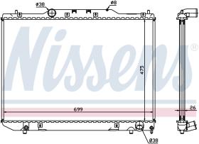 Nissens 64797A - RADIADOR TOYOTA SPORTS VAN (CXM10.S