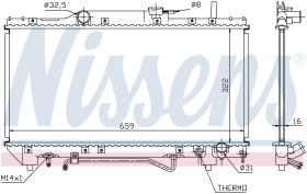 Nissens 64802A - RADIADOR TOYOTA CARINA E(T19#)(92-)