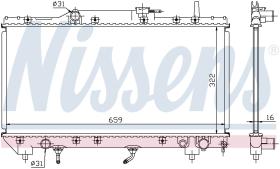 Nissens 64806 - RADIADOR TOYOTA CARINA E(T19#)(92-)