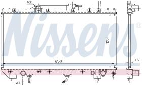 Nissens 64806 - RADIADOR TOYOTA CARINA E(T19#)(92-)