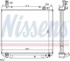 Nissens 64857A - RADIADOR TOYOTA HI-ACE (95-)2.4 TD