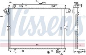 Nissens 64881 - RADIA TOYOTA LAND CRUISER 100 4.2TD/4.5I (98>) M/A