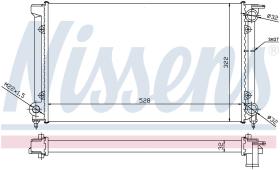 Nissens 651511 - RADIA VW GOLF II 1.6/1.6D/1.8GTI/TOLEDO 1.6 -AC (84>91)