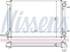 Nissens 651651 - RADIADOR VOLKSWAGEN PASSAT B3(3A.35