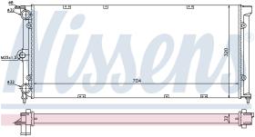 Nissens 651911 - RADIA VW PASSAT II 1.6/1.8/1.6D/TD +AC (83>)