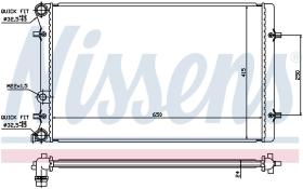 Nissens 652011 - RADIA AUDI A3 /VW GOLF IV/SEAT LEON  (96>) A/M