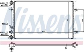 Nissens 652011 - RADIA AUDI A3 /VW GOLF IV/SEAT LEON/TOLEDO II/ OCTAVIA (96>)