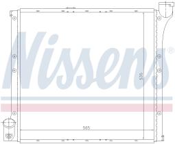 Nissens 65221 - RADIADOR VOLKSWAGEN LT(281-909)(82-