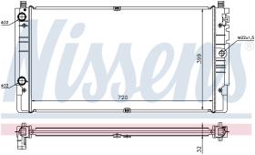 Nissens 65238A - RADIA VW TRANSPORTER T4 1.9TD/2.5TDI (96>03) A/S