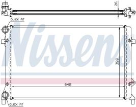 Nissens 65277A - RADIA AUDI A3 II/VW GOLF V/LEON II 1.6/2.0 (03>) A/S