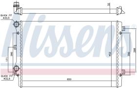 Nissens 65279A - RADIA VW TOURAN/GOLF V/CADDY 1.9 TDI +CLIMAT (03>)