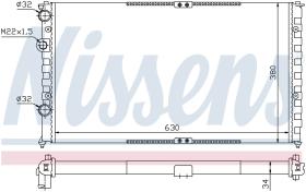 Nissens 65290 - RADIADOR SEAT INCA(6K)(95-)1.9 SDI