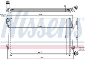 Nissens 65292 - RADIA AUDI A3 II/VW GOLF V/PASSAT VII 1.9TDI 105CV. (05>)