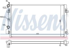 Nissens 65293 - RADIA SEAT IBIZA V 1.4 TSI/1.6TDI/2.0TDI/VW POLO/AUDI A1