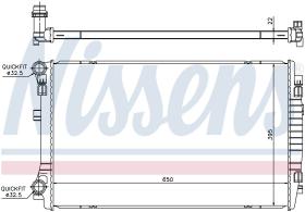 Nissens 65303 - RADIA AUDI A3 III/GOLF VII/ LEON/OCTAVIA (12>) A/S