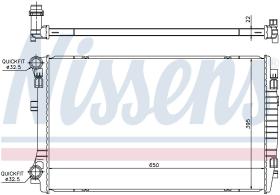 Nissens 65303 - RADIA AUDI A3 III/VW GOLF VII/ LEON/OCTAVIA (12>) A/S