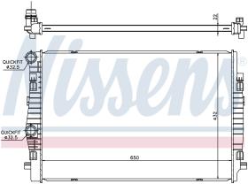 Nissens 65304 - RADIA AUDI A3 III/SEAT LEON/VW GOLF VII (12>)