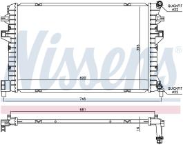 Nissens 65306 - RADIA AUDI A3 III/VW GOLF VII/LEON III 1.2TFSI/1.6TDI (13>)