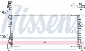 Nissens 65317 - RADIA AUDI A3 III/VW GOLF VII/LEON III 1.2TFSI/1.6TDI (13>)