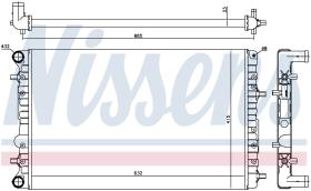 Nissens 65326 - RADIADOR VOLKSWAGEN FOX(5Z)(05-)1.4