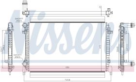 Nissens 65327 - RADIADOR VOLKSWAGEN GOLF VII SPORTS