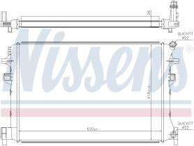 Nissens 65328 - RADIA AUDI A3 III (10/13>) SEAT LEON (2/13>) VW GOLF VII